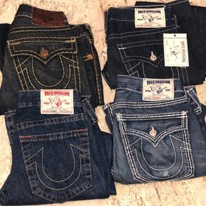 True Religion Jeans (4 pack)